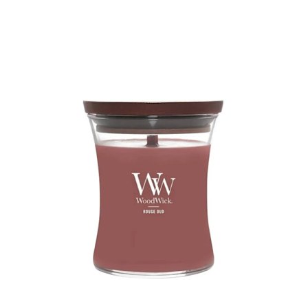 WoodWick Rouge Oud Candle With Wooden Wick 275g