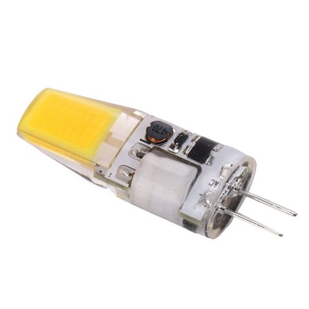G4 LED COB Pære 5W 600LM Silikone Lysekrone Loftlampe 12V AC DC 4.2x1.3cm Naturligt Lys 4000-4500K