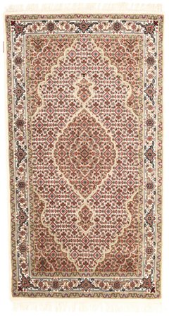 Hand Knotted Tabriz Royal Rug 88X162 Wool Beige/Brown Small