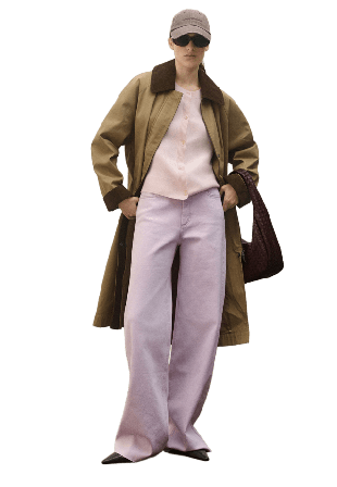 Carin Wester Vida byxor med hög midja IKA Lila 44