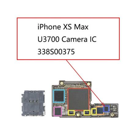 Kamera IC (338S00375 338S00425) - iPhone XS/XR/XSMAX "Multicolor""multifärg"