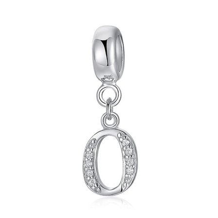 Bogstav vedhængsperler A-Z, der passer til Pandora armbånd og halskæder DIY smykker til kvinder.