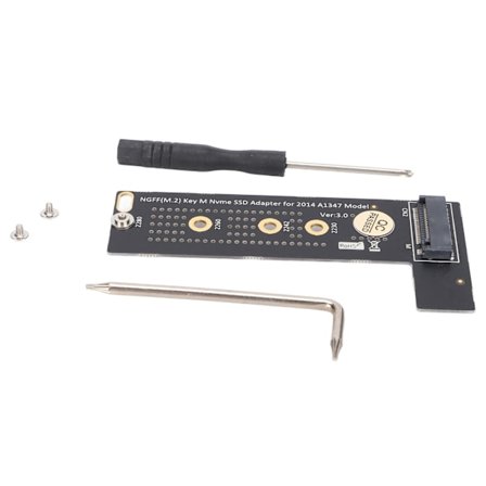 Adapterkort M.2 NGFF M Key NVME SSD-konverterkort med skruvar, sexkantsnyckel för MacBook Mini A1347 MEGEN2/MEGEM2