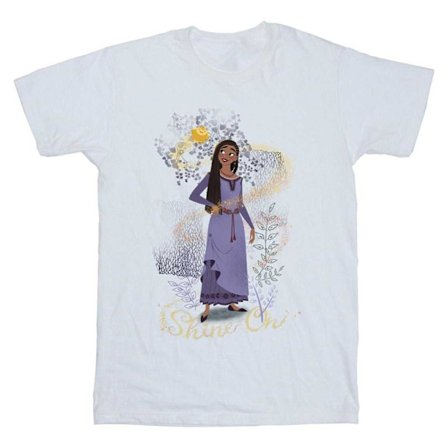 Wish Boys Shine On Asha Stående Bomulls T-shirt 9-11 År Vit