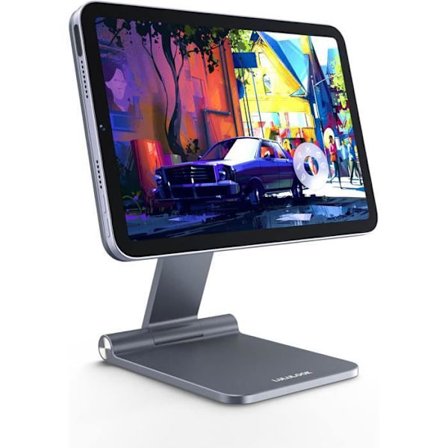 Stöd iPad Mini 7 - LULULOOK - A17 Pro - Kraftfull Magnet - Aluminium - Fällbar 360°