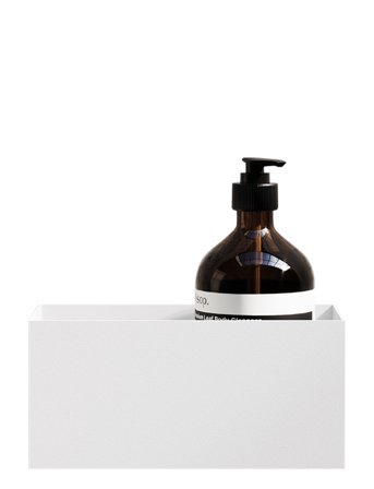 Bath Shelf 20 White Nichba Design