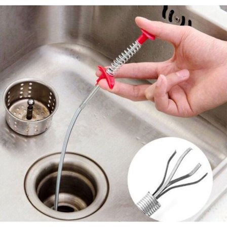 60cm keittiön viemäri ruoppaus laite työkalu jousi putki pesuallas puhdistus