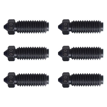 För Anycubic Kobra 3 Härdat Stål Munstycke