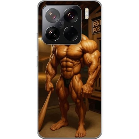 Xiaomi 15 Pro Genomskinligt Skal Italiensk Brainrot träfigur