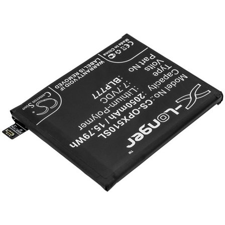 Batteri for smarttelefon, mobil for OPPO Realme X50 Pro 5G, RMX2072