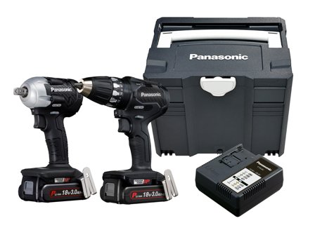 Panasonic EYC232PN EYC232PN2G32 Værktøjssæt med boreskruetrækkere og møtrikløbere, Maskiner