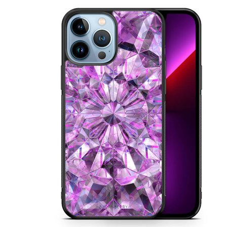 Bjornberry Skal iPhone 13 Pro Max - Lila Kristaller