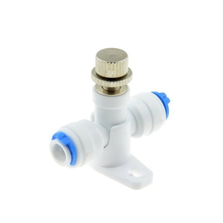 Omvendt osmose 1/4" Slange RO Vand Flow Juster Ventil Regulator Vandflow Kontrol Ventil Konnektor