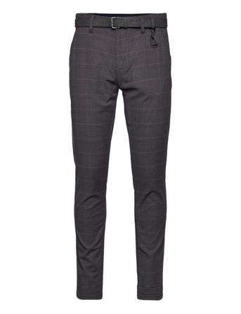 Structured S Chinos Byxor Grå Tom Tailor