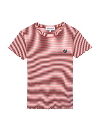 Folies Patch Coeur/Gots T-shirts & Tops Short-sleeved Rød Maison Labiche Paris*Betinget Tilbud