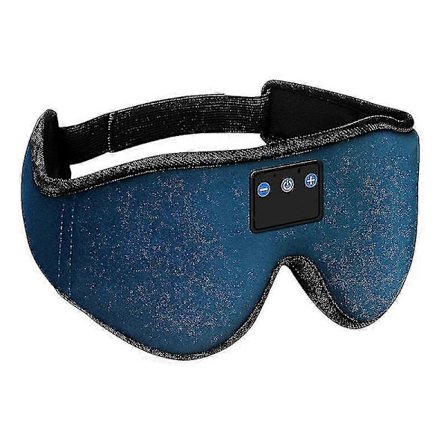 3D Bluetooth Unimaski, langattomat nukkumiskuulokkeet musiikkikorvanapit silmämaski kylkinukkujille miehille, naisille, tytöille, erittäin pehmeät 