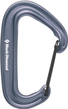 Black Diamond Litewire Carabiner Gray