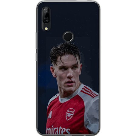 Kompatibelt Mobildeksel til Huawei P Smart Z Pastellregnbue med hvite stjerner og myk fargeovergang i drømmende himmeldesign