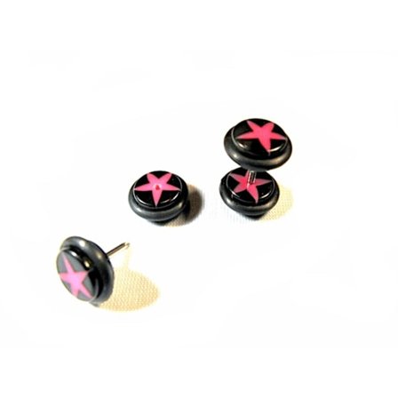Fake Plugg Stjärna Svart och lila