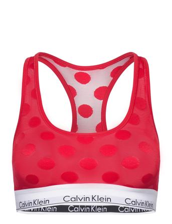 Unlined Bralette Red Calvin Klein