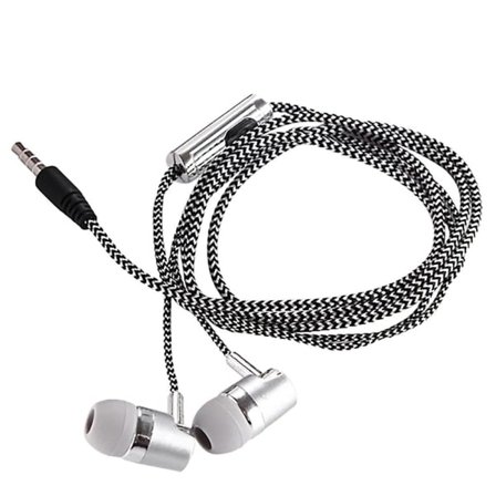 [PLEE] 3,5 mm langalliset in-ear stereo musiikkikuulokkeet Handsfree-mikrofoni älypuhelimelle