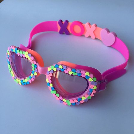 Tecknad Barn Simglasögon Anti-dim Anti-läckageskydd Mjuk silikon Simglasögon Dykning Surfing Halkfri B2cshop