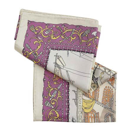 Salvatore Ferragamo, Scarves Paars, Dames, Maat:ONE Size