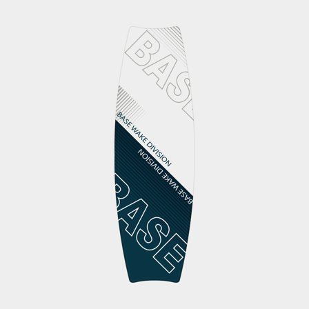 Wakeboardpakket BASE The Tiki, 143 cm, geschikt voor rijders 65 - 110 kg + Team Boot-bindingen (geschikt 35 - 41)