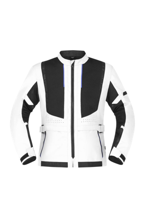Veste Moto Richa Monaco Mesh WP Gris clair XL