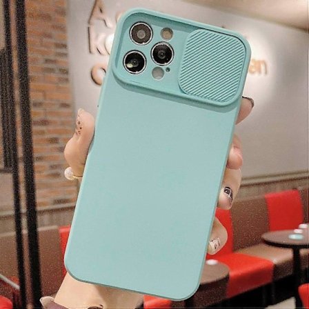 TPU-skal med skjutbart kameraskydd för iPhone 13 mini