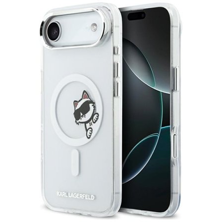 Karl Lagerfeld IML Peekaboo MagSafe-etui for iPhone Air - Klar