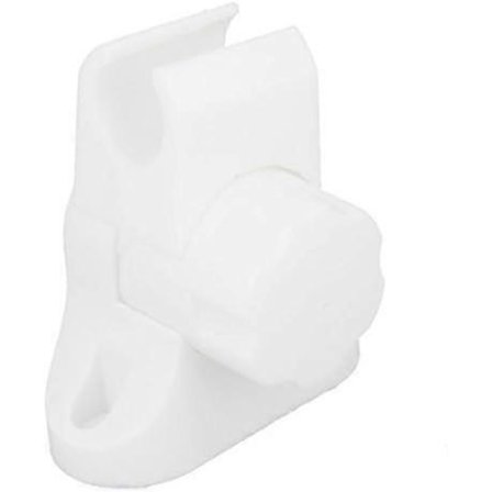 Justerbar Dusjhodeholder i Plast, Roterende, Hvit CCH