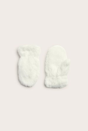 Kappahl | Puszyste rękawiczki jednopalczaste | Offwhite