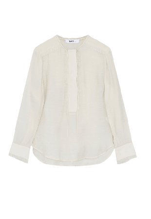 DAY Birger et Mikkelsen Rasche Blouse - Refined Fringes Skjortor Dam Vit 36