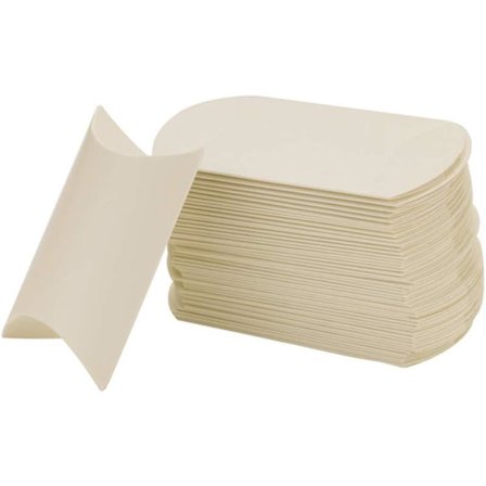 100 st Bröllop kreativa godislådor, presentförpackning, lämplig för bröllop, födelsedag och jul (elfenbensvit)