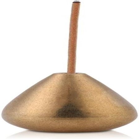 Mini rökelsehållare, mässingsrökelsehållare i form av en vattendroppe