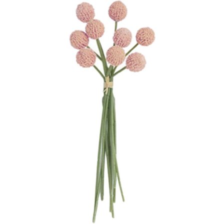 9 stk. gylden kugleserie kunstig blomst kugle frugtbuket stuebord bryllupsdekoration falsk blomst DIY C