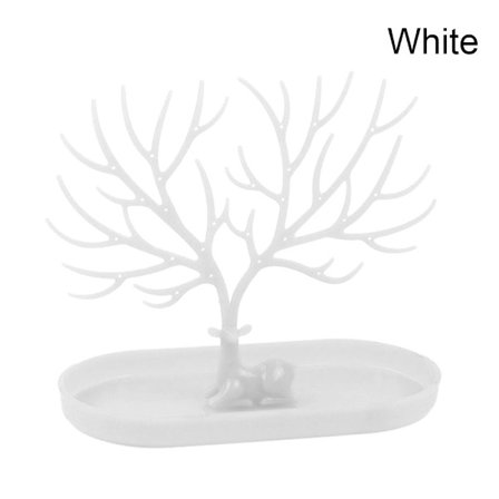 Smykke Display Stand Smykkebakke HVID