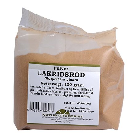 Natur Drogeriet Lakridsrodpulver 100 g, Helse & Madvarer, Bagning, Øvrigt