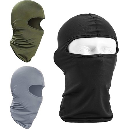 3 Balaclava Mask Motorcykel Unisex Face Balaclava Sportskydd för skidåkning Cykling Motorcykel Fotvandring Camping Anti-damm Andas