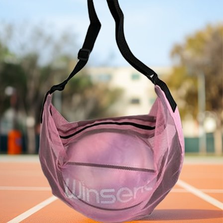 Pink tasker til sportsudstyr basketball volleyball fodbold stor kapacitet