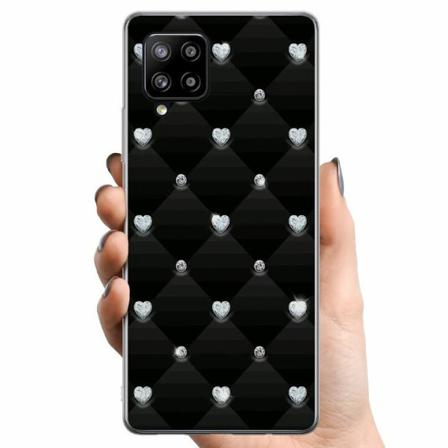 Samsung Galaxy A42 5g Tpu Mobilskal Bling Heart