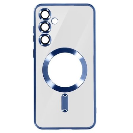 Fodral till Samsung S23 FE - AVIZAR - Blue Chrome Contour - MagSafe - Integrerat kameraskydd