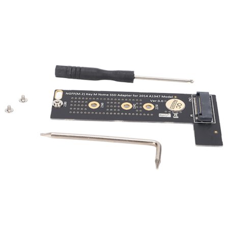 Adapterkort M.2 NGFF M Key NVME SSD-konverterkort med skruvar Hexnyckel för MacBook Mini A1347 MEGEN2/MEGEM2