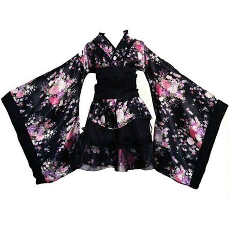 Sakura Blossom Kimono Cosplay-mekko Cosplay-asu naisille Halloween-asu Keskikokoinen
