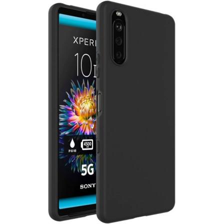 Silikon Skal Svart Sony Xperia 10 Iii