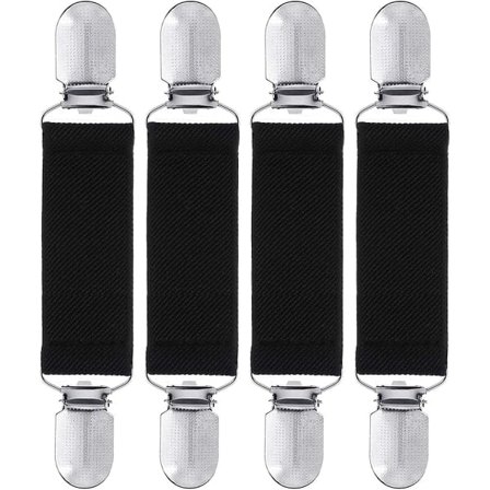 /Hc/4 stk. rustfri stål vanteclips Stærke elastiske handsker clips med tænder til børn voksne