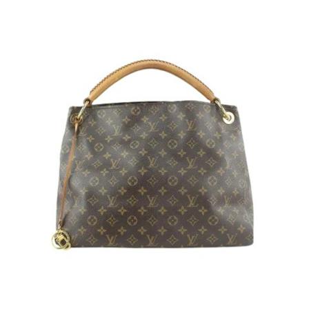 Louis Vuitton Vintage, Pre-owned Canvas louis-vuitton-bags Bruin, Dames, Maat:ONE Size