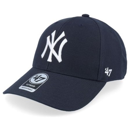 47 Brand - MLB Blå adjustable Keps - New York Yankees Mvp Navy Adjustable @ Hatstore