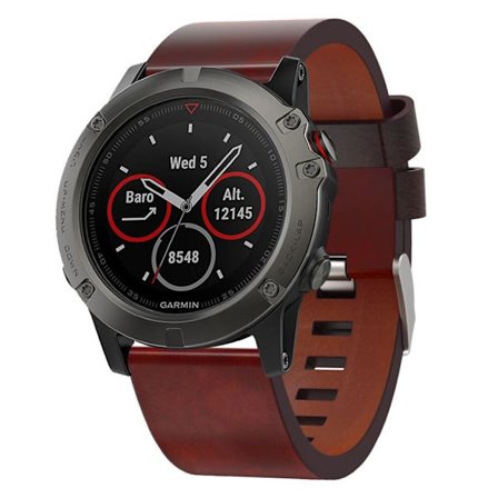 Garmin Fenix 5X konstläderarmband